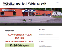 Tablet Screenshot of mobelkompanietivaldemarsvik.se